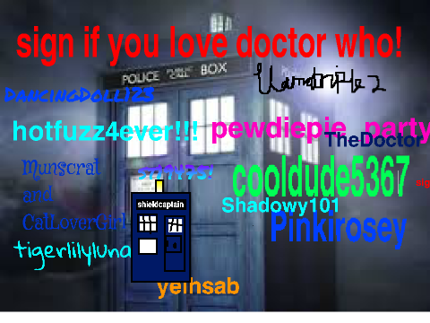 Sign if you love Doctor Who! remix