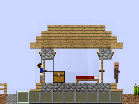 Mine Blocks 1.7.1 on Scratch remix