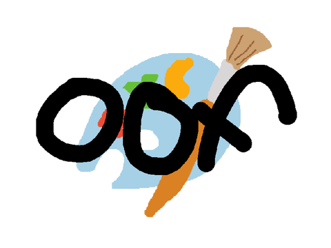 recreating scratchers logos in scratch bitmap with paint tool because I don’t have ms paint