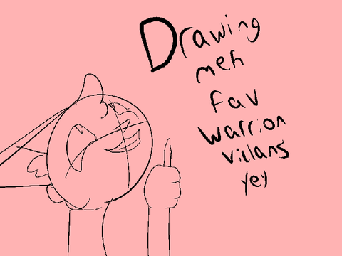 Drawing the best warrior cat villains 