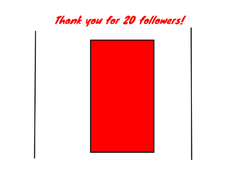 Thank you for 20 followers!