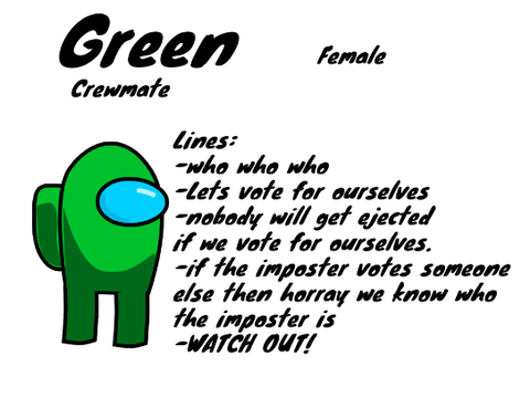 Audition for green
