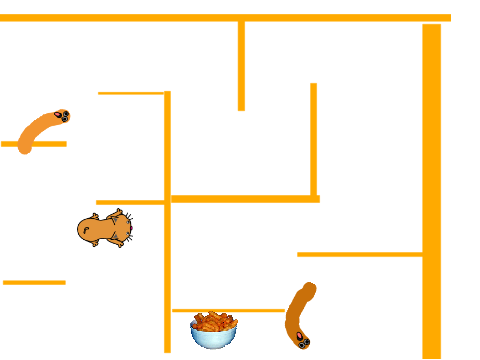 Maze for da cheese doodles yummy.
