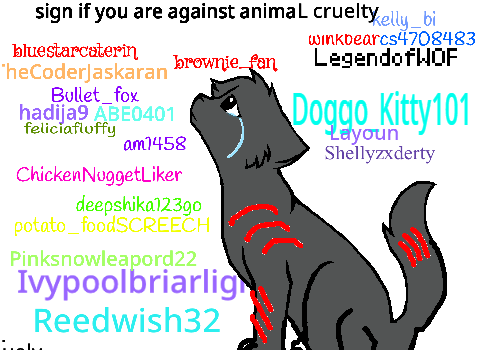 Remix and sign if you are against animal cruelty! remix remix remix