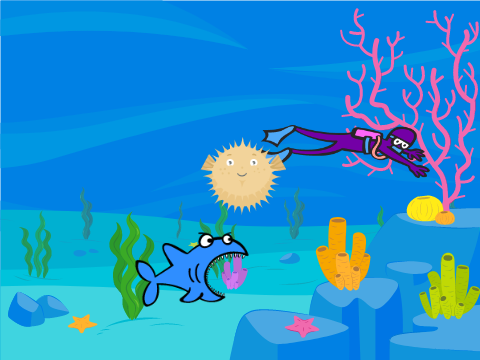 Unterwasserwelt Kugelfisch