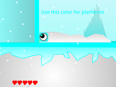 Relaxing Ice Platformer template