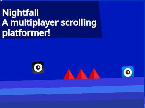 ☁ Night fall! - A multiplayer scrolling platformer!☁ 