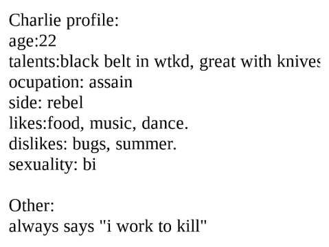 Charlie(young threats rp)