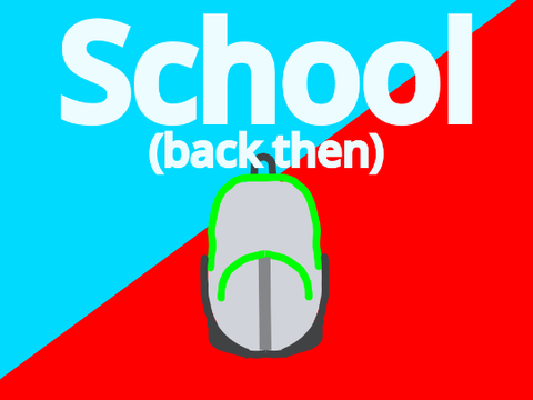 First day of school (back then)