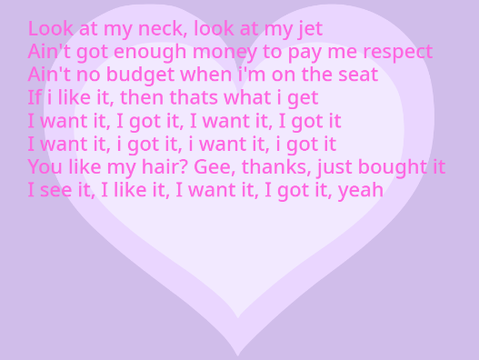 7 rings lyrics.