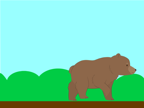 Bear goes around the world