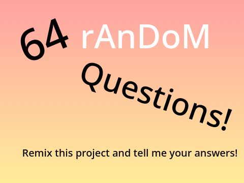 64 random questions remix remix