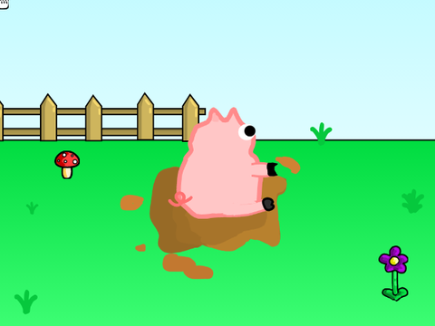 Cerdito giratorio 3D 