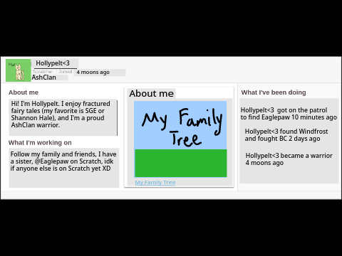 Hollypelt profile page