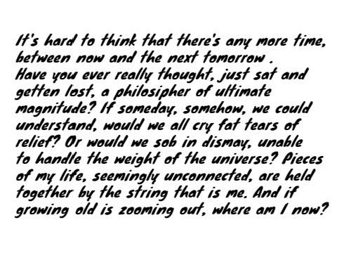 Original Poem- Pieces of my life