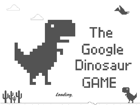 Google Running Dinosaur(Mobile Friendly)