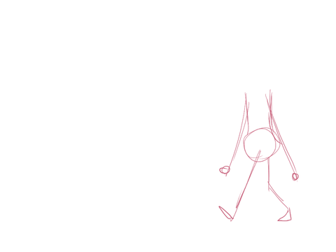 Walk cycle practice