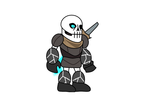 cool skeleton warrior
