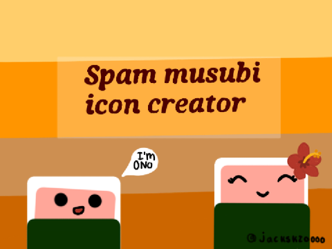 ☆Spam Musubi icon creator☆