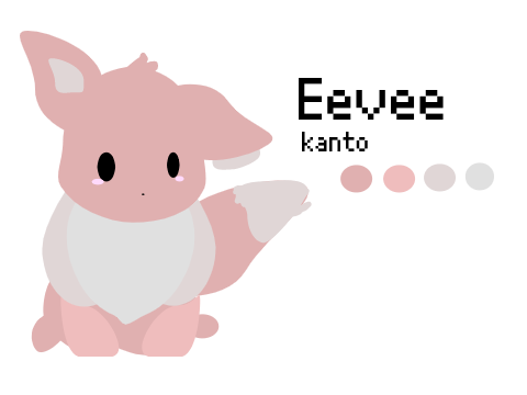 Vector drawings of Pokemon