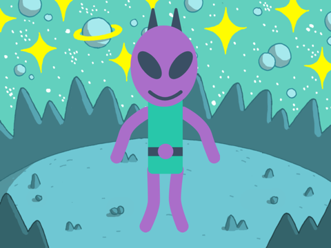 Alien Terrible Animation