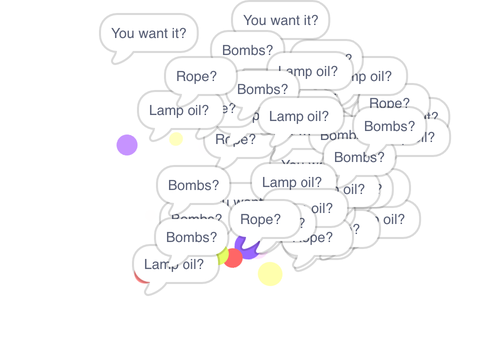 Lamp oil rope bombs