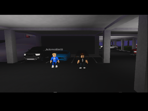 Picture of me and @NissanMustang on Roblox!