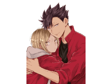 Kenma and kuroo(paparazi)