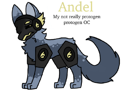 Andel - My Not Really Protogen Protogen OC