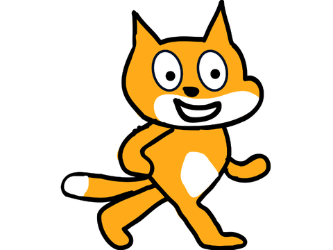 I DREW SCRATCH CAT!!!