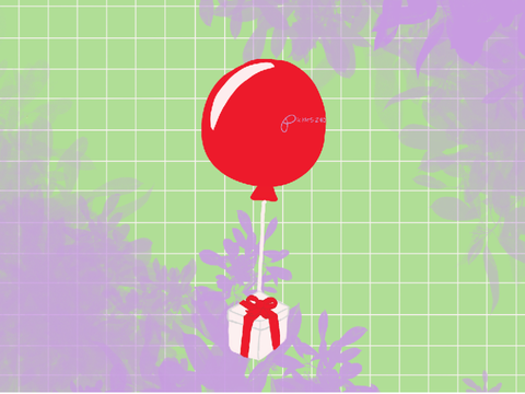 Balloon Present Art