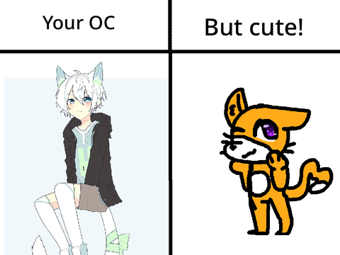 Open! Your Oc but cute! Go check out another one >:) remix