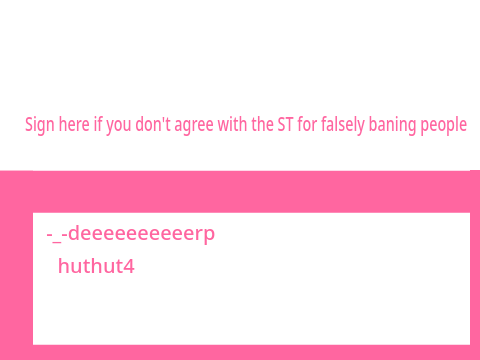 Sign here if your against the ST false reporting people remix