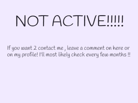 NOT ACTIVE