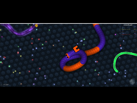 Me playing slitherio