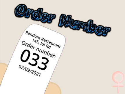 Order number