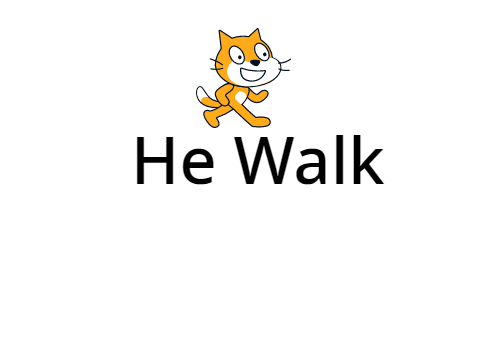 He Walk.