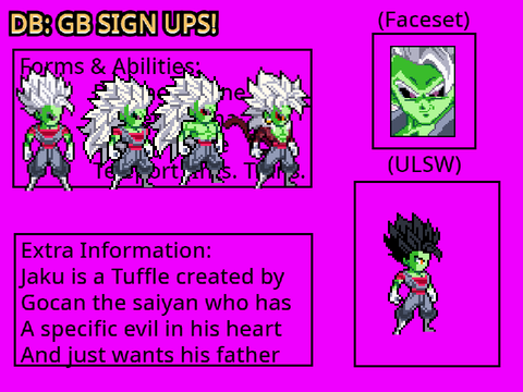Dragon Ball Genesis Beyond Sign-Ups Jaku
