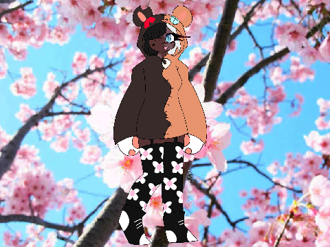 My oc as an anime girl