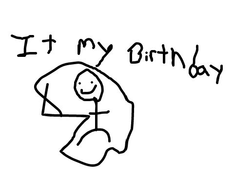 it my birthday -w-