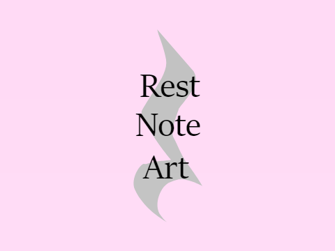 Rest Note Art
