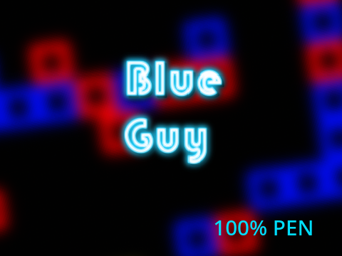 Blue Guy- a 100% pen platformer