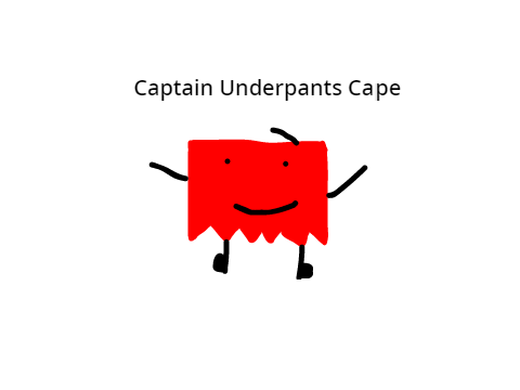 Captain Underpants Cape Art