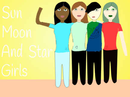 Sun, Moon, and Star Girls