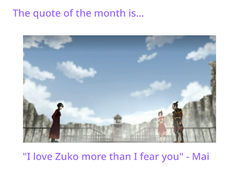 Quote of the month (Feb)