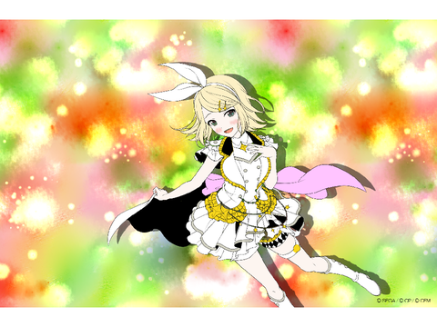 リンちゃん色塗り