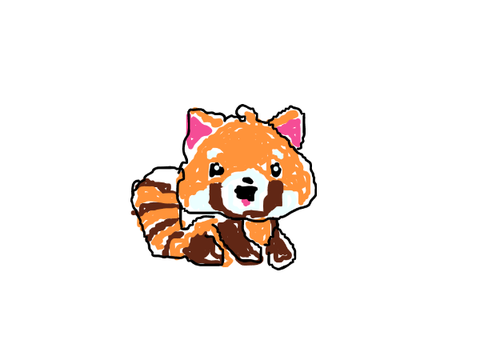 painted redpanda