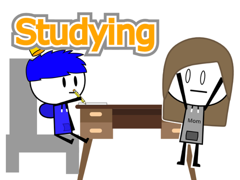 Studying                 #All #Animations
