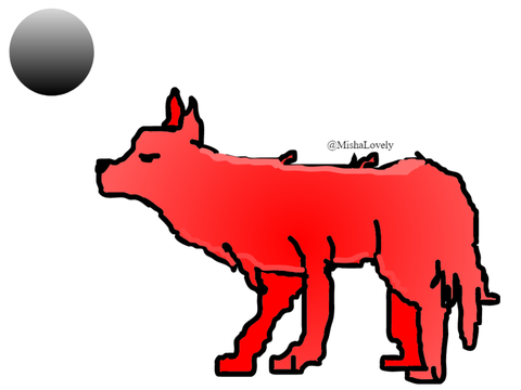 My First Attempt To Draw A Wolf x