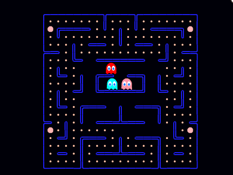 Pacman HD with full Ghost AI (Scratch 2) remix